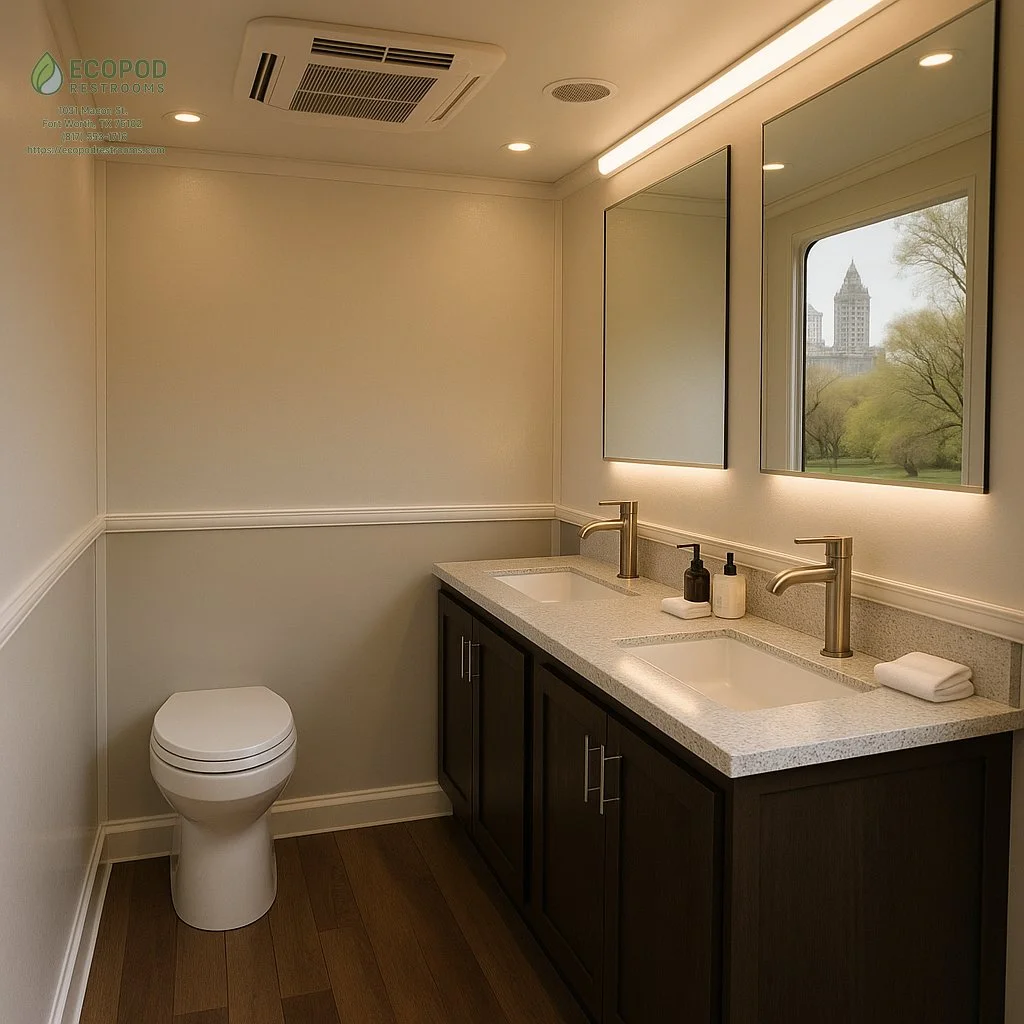 luxury porta potty rental near fort worth